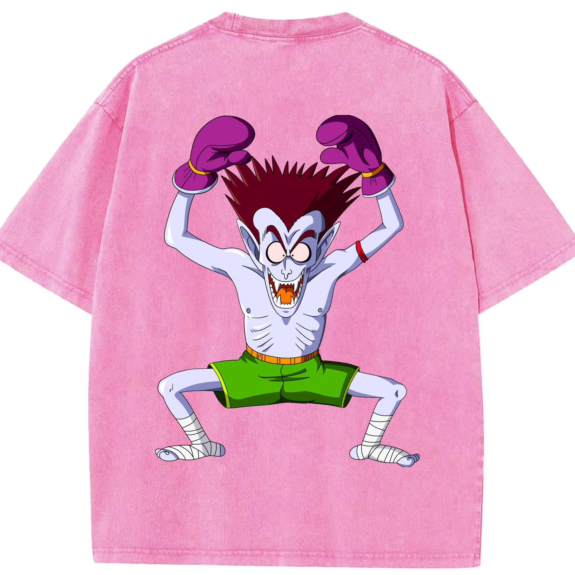 （画像用） ドラゴンボール DRAGON BALL 綿100% ヴィンテージ風 半袖Tシャツ（背面プリント）